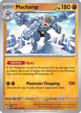 Image of Machamp (068/165) [Scarlet & Violet 151]