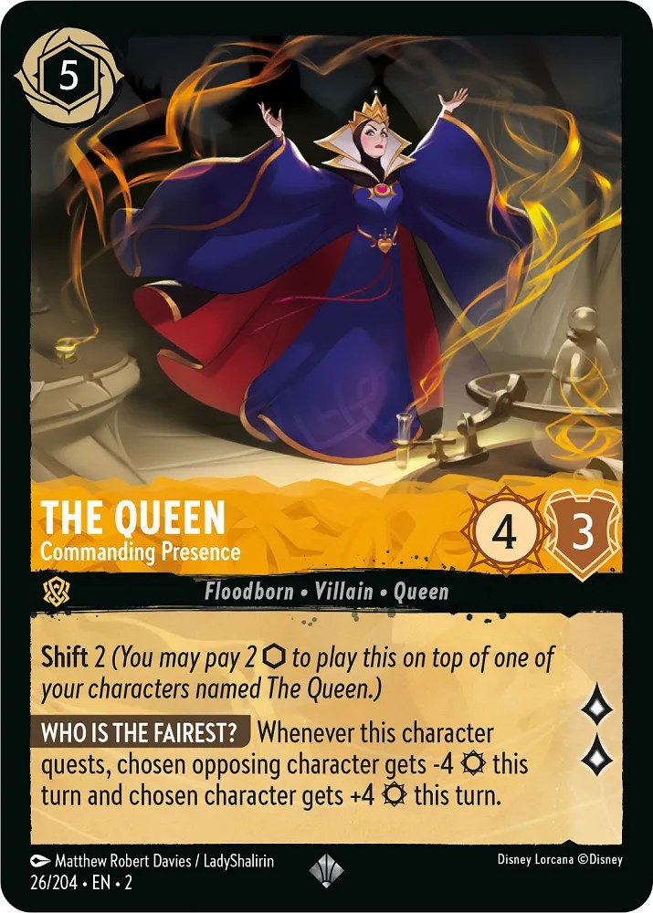 Image of The Queen - Commanding Presence (26/204) [Rise of the Floodborn]