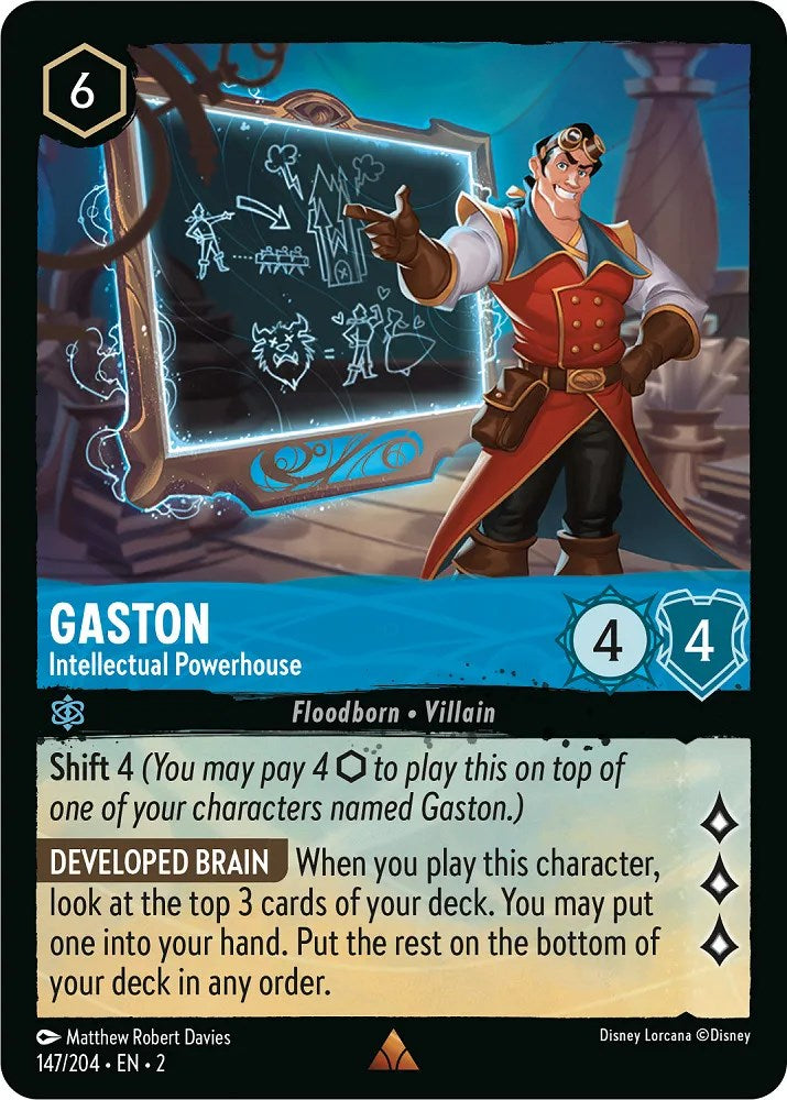 Image of Gaston - Intellectual Powerhouse (147/204) [Rise of the Floodborn]