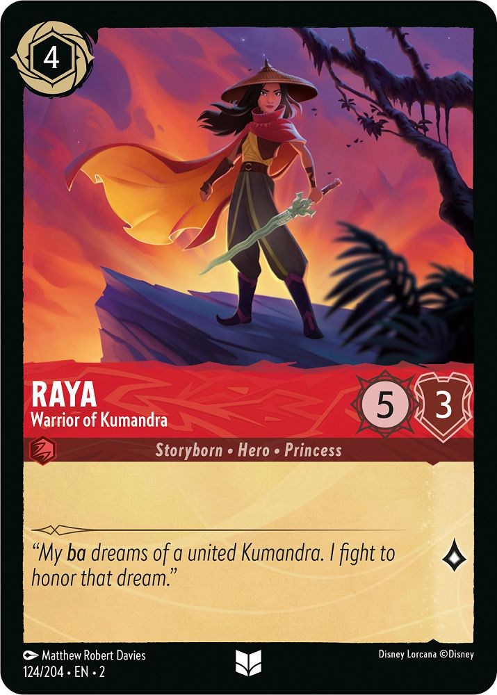 Image of Raya - Warrior of Kumandra (124/204) [Rise of the Floodborn]