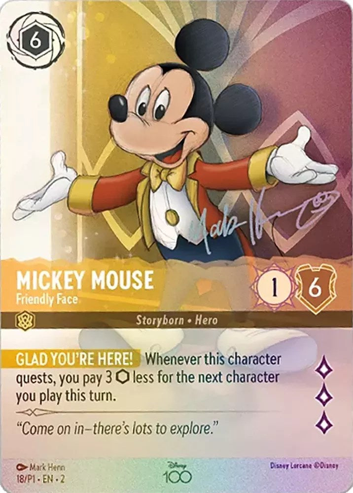 Image of Mickey Mouse - Friendly Face (Enchanted) (18) [Disney100 Promos]