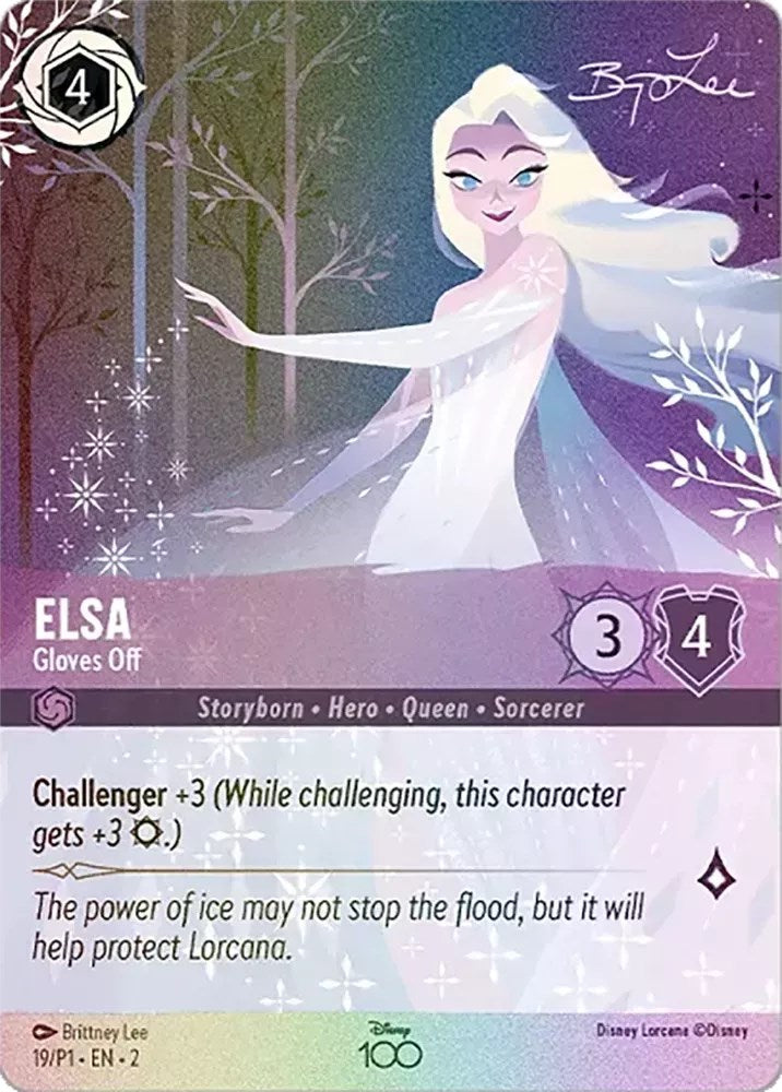 Image of Elsa - Gloves Off (Enchanted) (19) [Disney100 Promos]