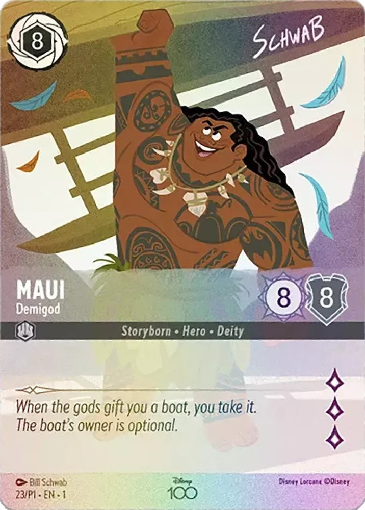 Image of Maui - Demigod (Enchanted) (23) [Disney100 Promos]
