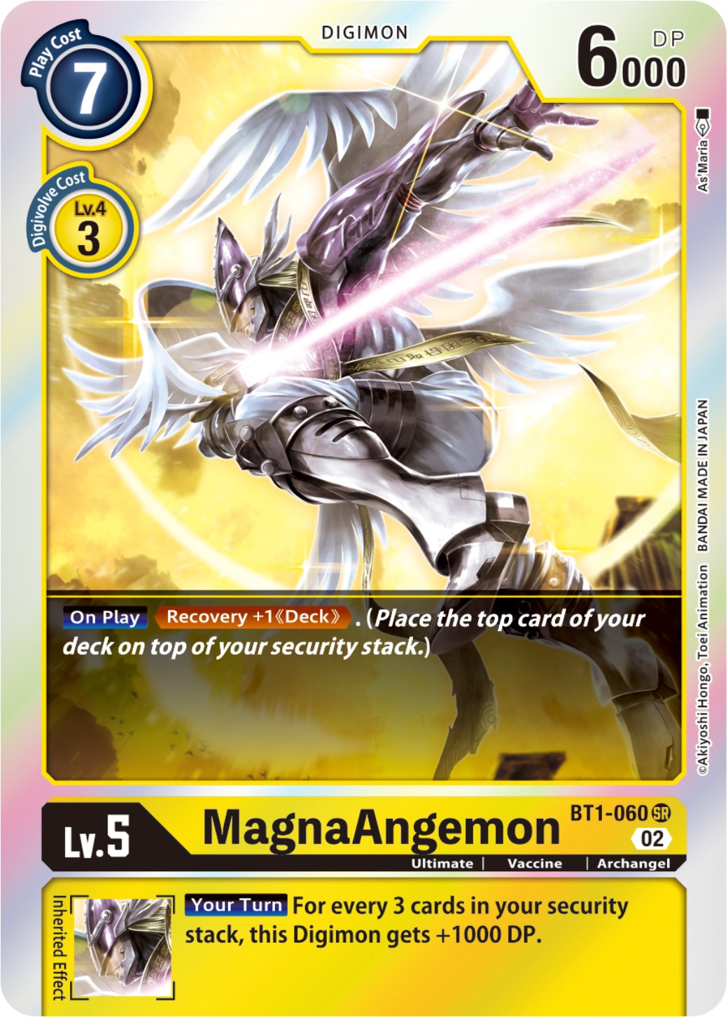 Image of MagnaAngemon [BT1-060] (Resurgence Booster Reprint) [Resurgence Booster]