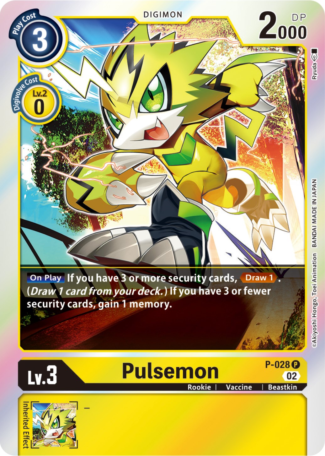 Image of Pulsemon [P-028] (Resurgence Booster Reprint) [Promotional Cards]