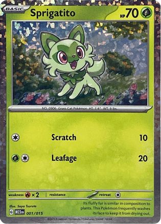 Image of Sprigatito (001/015) [McDonald's Promos: 2023 Collection]