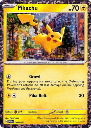 Image of Pikachu (006/015) [McDonald's Promos: 2023 Collection]