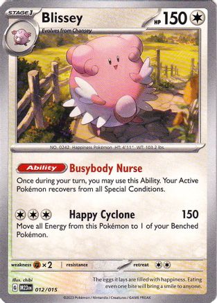 Image of Blissey (012/015) [McDonald's Promos: 2023 Collection]