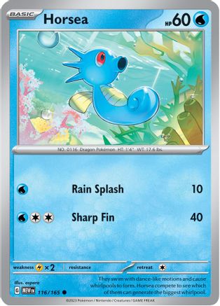 Image of Horsea (116/165) [Scarlet & Violet 151]