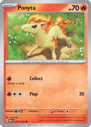 Image of Ponyta (077/165) [Scarlet & Violet 151]