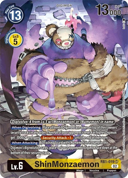 Image of ShinMonzaemon (Textured Alternate Art) [Resurgence Booster]