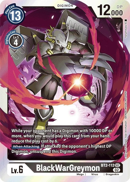 Image of BlackWarGreymon (Resurgence Booster Reprint) [Resurgence Booster]