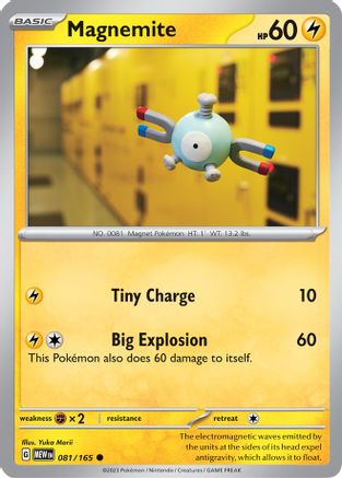 Image of Magnemite (081/165) [Scarlet & Violet 151]
