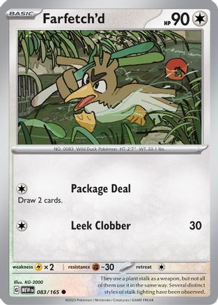 Image of Farfetch'd (083/165) [Scarlet & Violet 151]