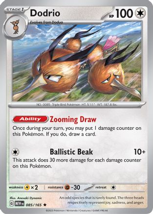 Image of Dodrio (085/165) [Scarlet & Violet 151]
