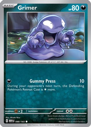 Image of Grimer (088/165) [Scarlet & Violet 151]