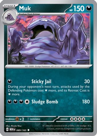 Image of Muk (089/165) [Scarlet & Violet 151]