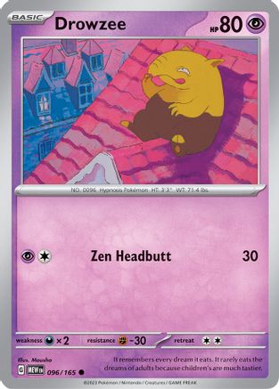 Image of Drowzee (096/165) [Scarlet & Violet 151]
