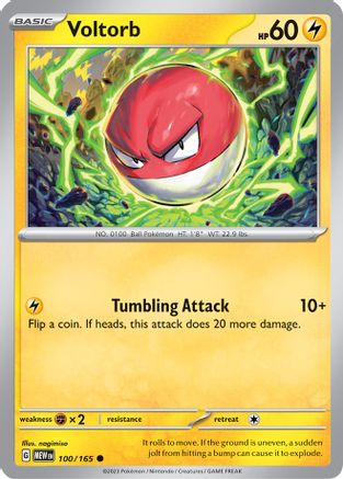 Image of Voltorb (100/165) [Scarlet & Violet 151]