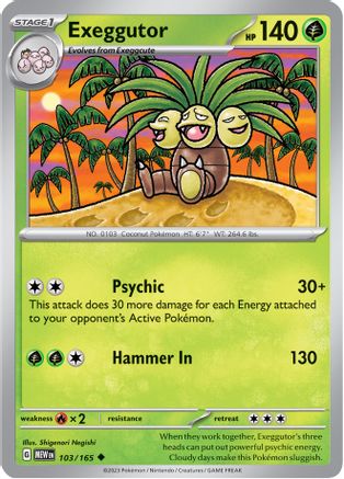Image of Exeggutor (103/165) [Scarlet & Violet 151]