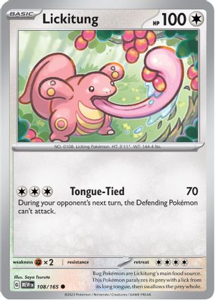 Image of Lickitung (108/165) [Scarlet & Violet 151]