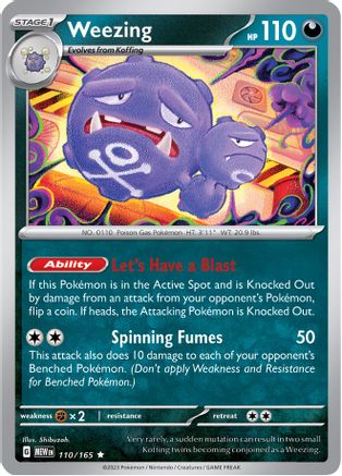 Image of Weezing (110/165) [Scarlet & Violet 151]