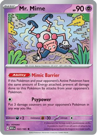 Image of Mr. Mime (122/165) [Scarlet & Violet 151]