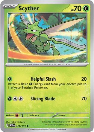 Image of Scyther (123/165) [Scarlet & Violet 151]
