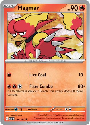 Image of Magmar (126/165) [Scarlet & Violet 151]