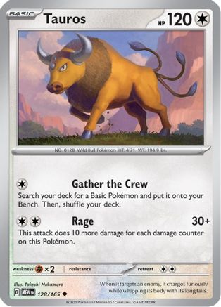Image of Tauros (128/165) [Scarlet & Violet 151]