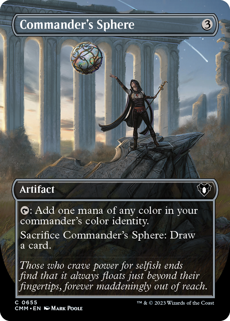 Image of Commander's Sphere (Borderless Alternate Art) [Commander Masters]