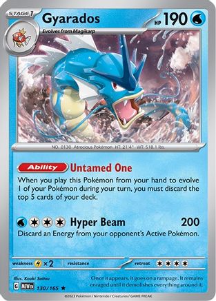 Image of Gyarados (130/165) [Scarlet & Violet 151]