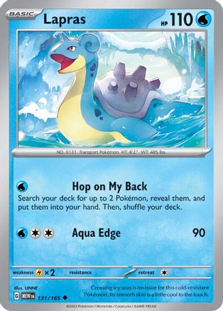 Image of Lapras (131/165) [Scarlet & Violet 151]
