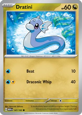 Image of Dratini (147/165) [Scarlet & Violet 151]
