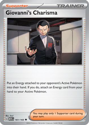 Image of Giovanni's Charisma (161/165) [Scarlet & Violet 151]