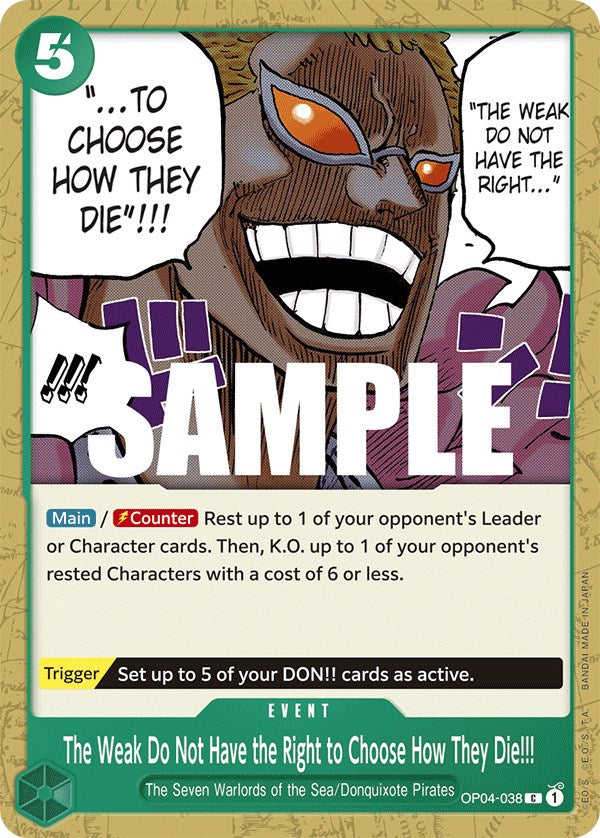 Image of The Weak Do Not Have the Right to Choose How They Die!!! [Kingdoms of Intrigue]
