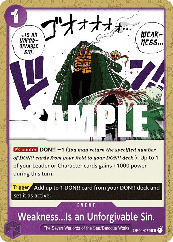 Image of Weakness...Is an Unforgivable Sin. [Kingdoms of Intrigue]