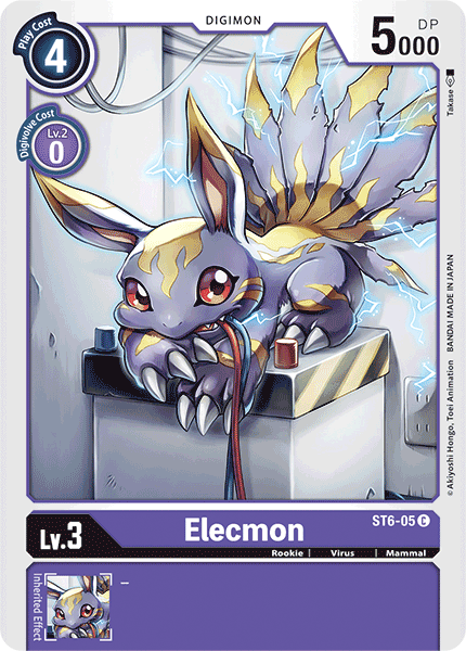 Image of Elecmon [ST6-05] [Starter Deck: Venomous Violet]