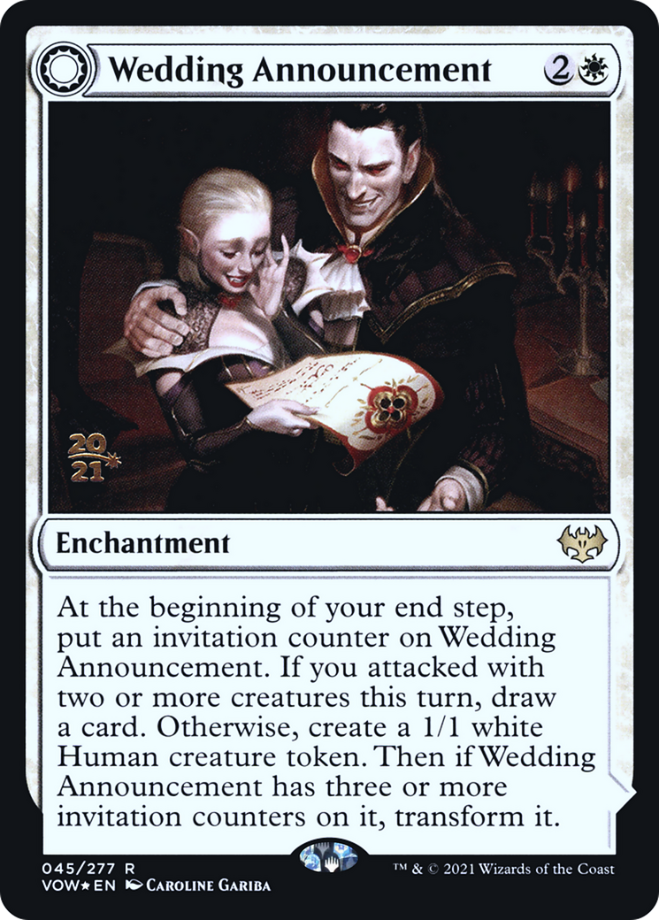Image of Wedding Announcement // Wedding Festivity [Innistrad: Crimson Vow Prerelease Promos]