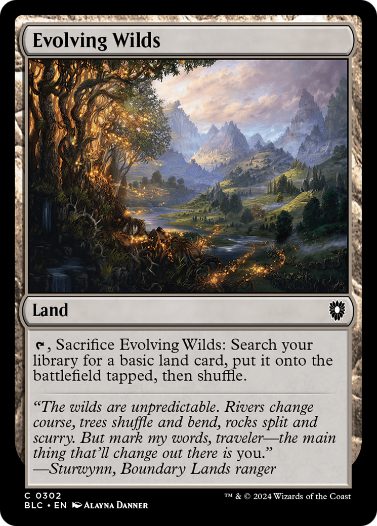Image of Evolving Wilds [Bloomburrow Commander]