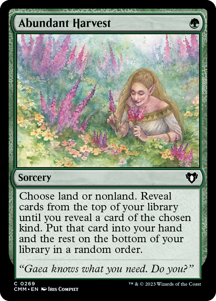 Image of Abundant Harvest [Commander Masters]