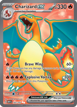 Image of Charizard ex (183/165) [Scarlet & Violet 151]