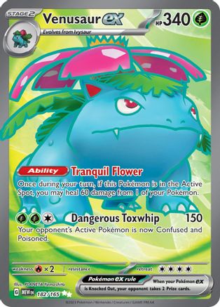 Image of Venusaur ex (182/165) [Scarlet & Violet 151]