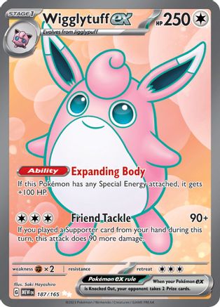 Image of Wigglytuff ex (187/165) [Scarlet & Violet 151]