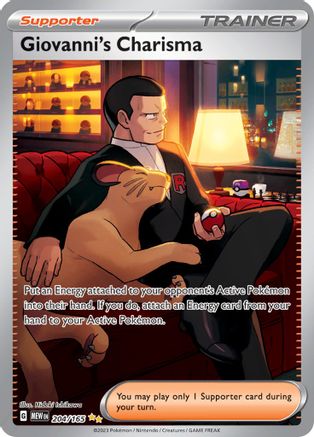 Image of Giovanni's Charisma (204/165) [Scarlet & Violet 151]