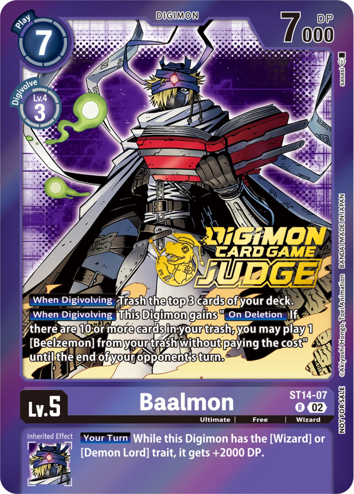 Image of Baalmon [ST14-07] (Judge Pack 4) [Starter Deck: Beelzemon Advanced Deck Set Promos]
