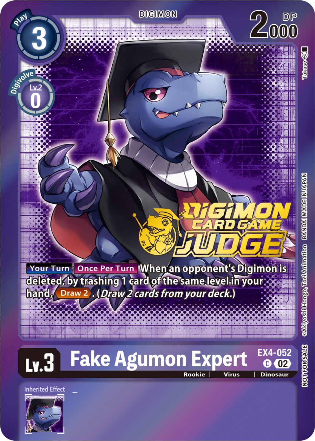 Image of Fake Agumon Expert [EX4-052] (Judge Pack 4) [Alternative Being Booster Promos]