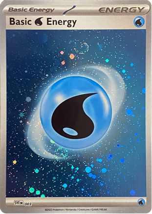 Image of Basic Water Energy (003) (Cosmos Holo) [Scarlet & Violet: Base Set]