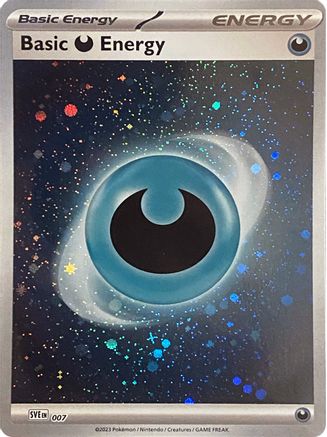 Image of Basic Darkness Energy (007) (Cosmos Holo) [Scarlet & Violet: Base Set]