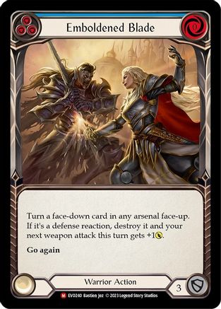 Image of Emboldened Blade [EVO240] (Bright Lights)  Rainbow Foil